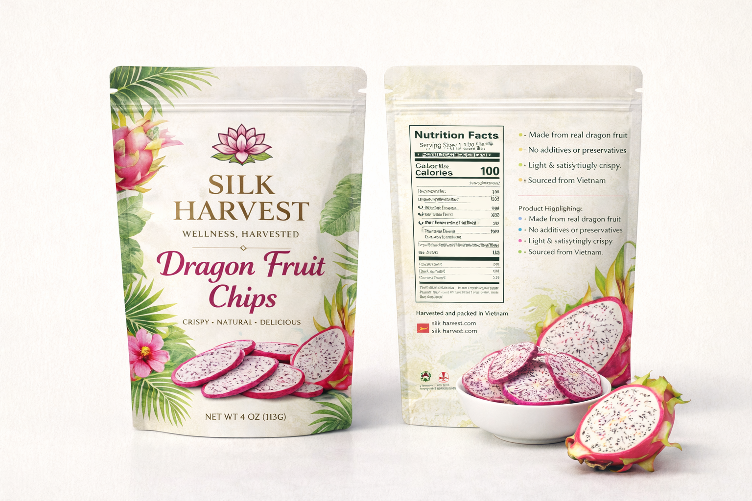 🐉  FREEZE-DRIED DRAGON FRUIT Thanh Long Sấy  · Vietnam's Dragon Fruit Capital