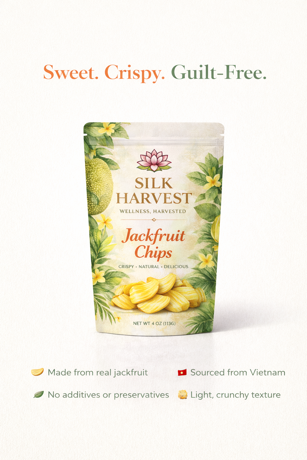 JACKFRUIT CHIPS Mít Sấy  ·  Tiền Giang Province · Southern Vietnam