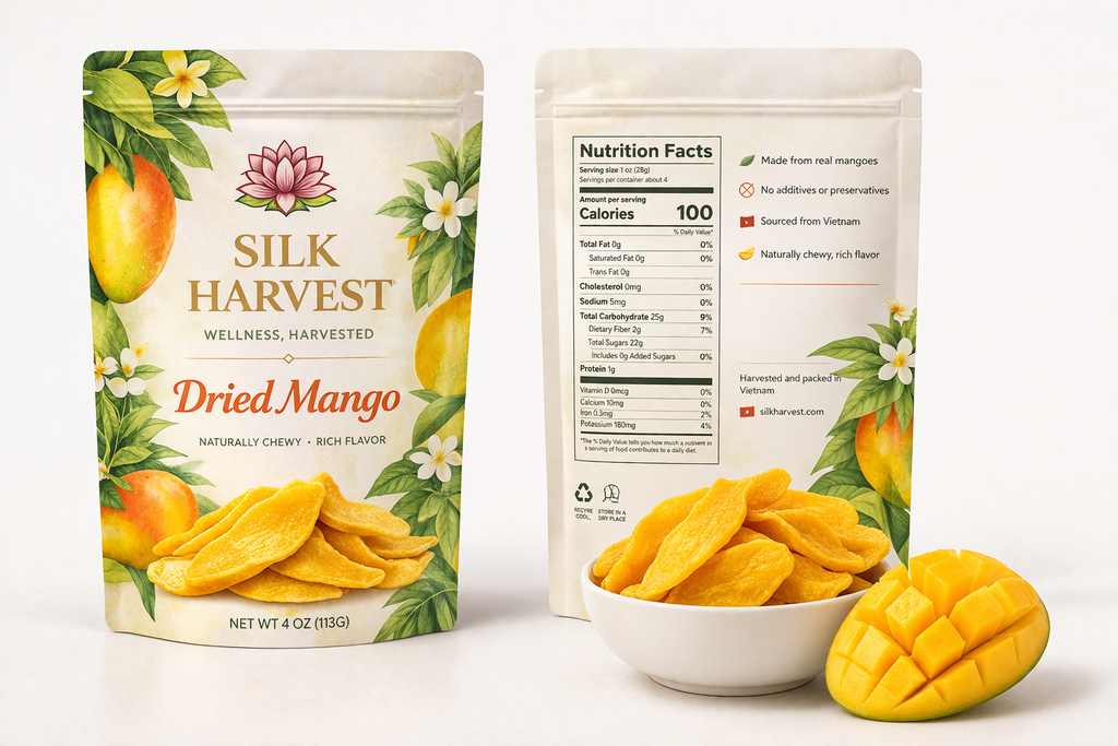 🥭  DRIED MANGO Xoài Sấy  ·  Đồng Tháp Province · Mekong Delta · Vietnam