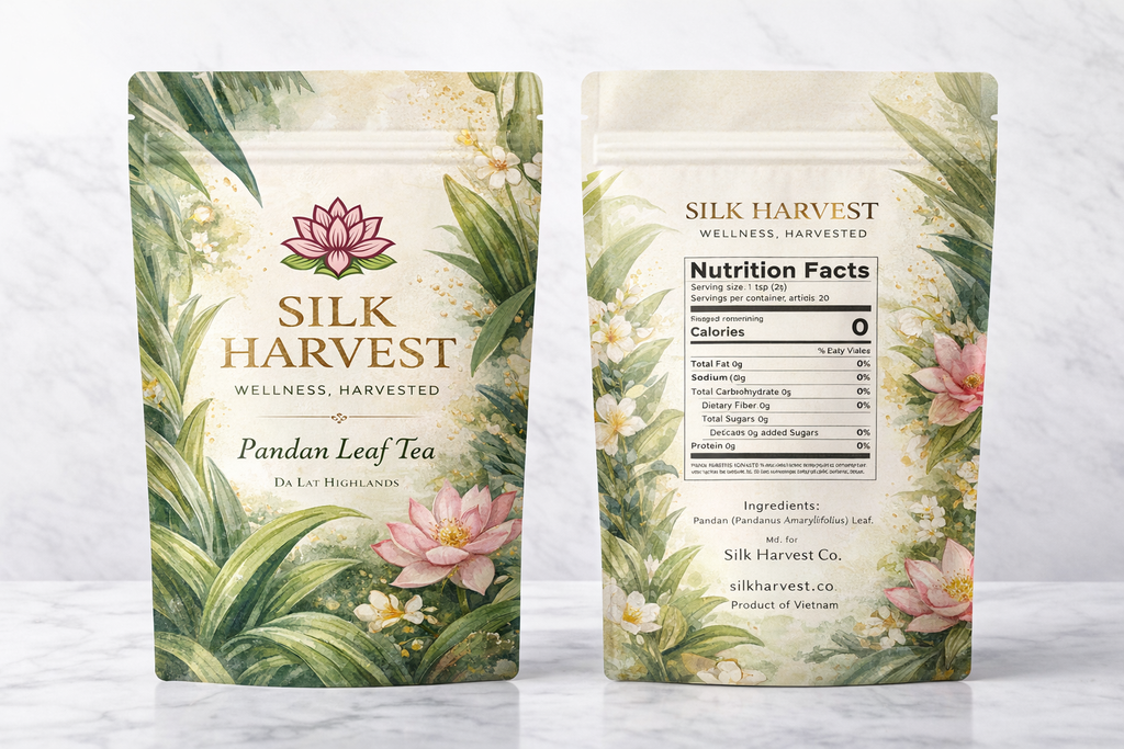 Pandan Tea — Loose Leaf · USDA Organic · Da Lat Highland, Vietnam
